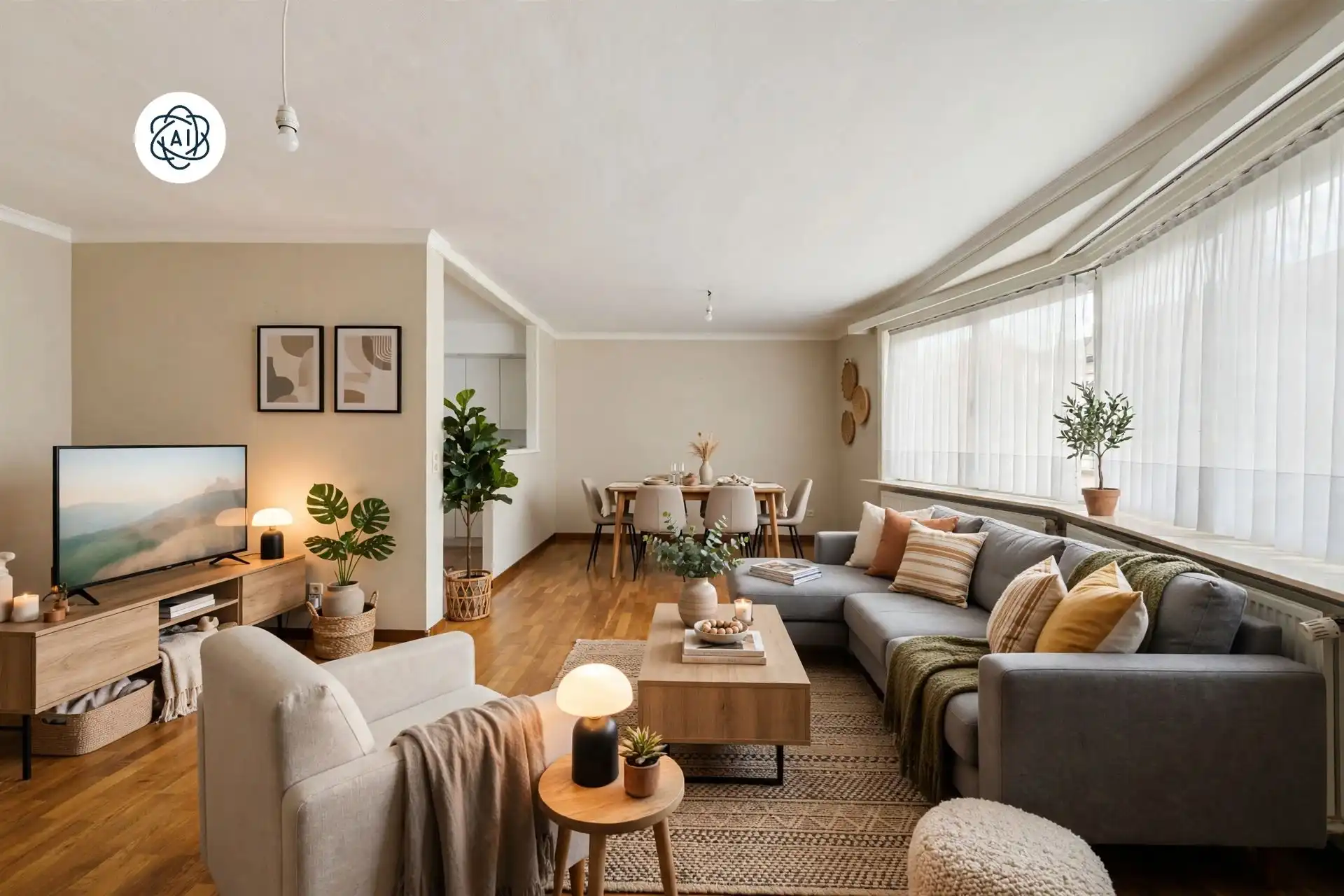 Ruim appartement met 2 slaapkamers en terras in Ronse foto 4