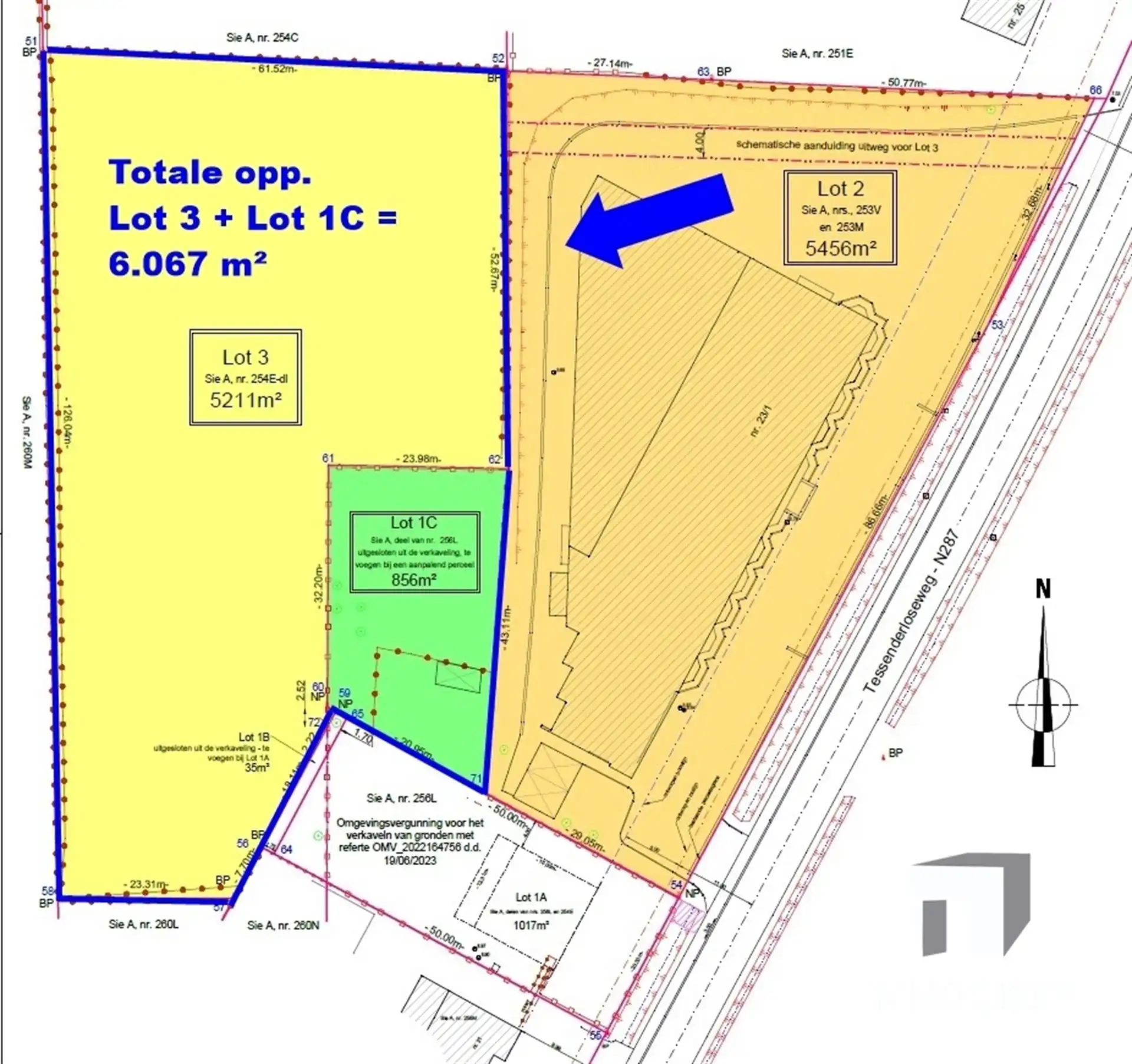 Landbouwgronden of weiden 6.067 m² foto 2