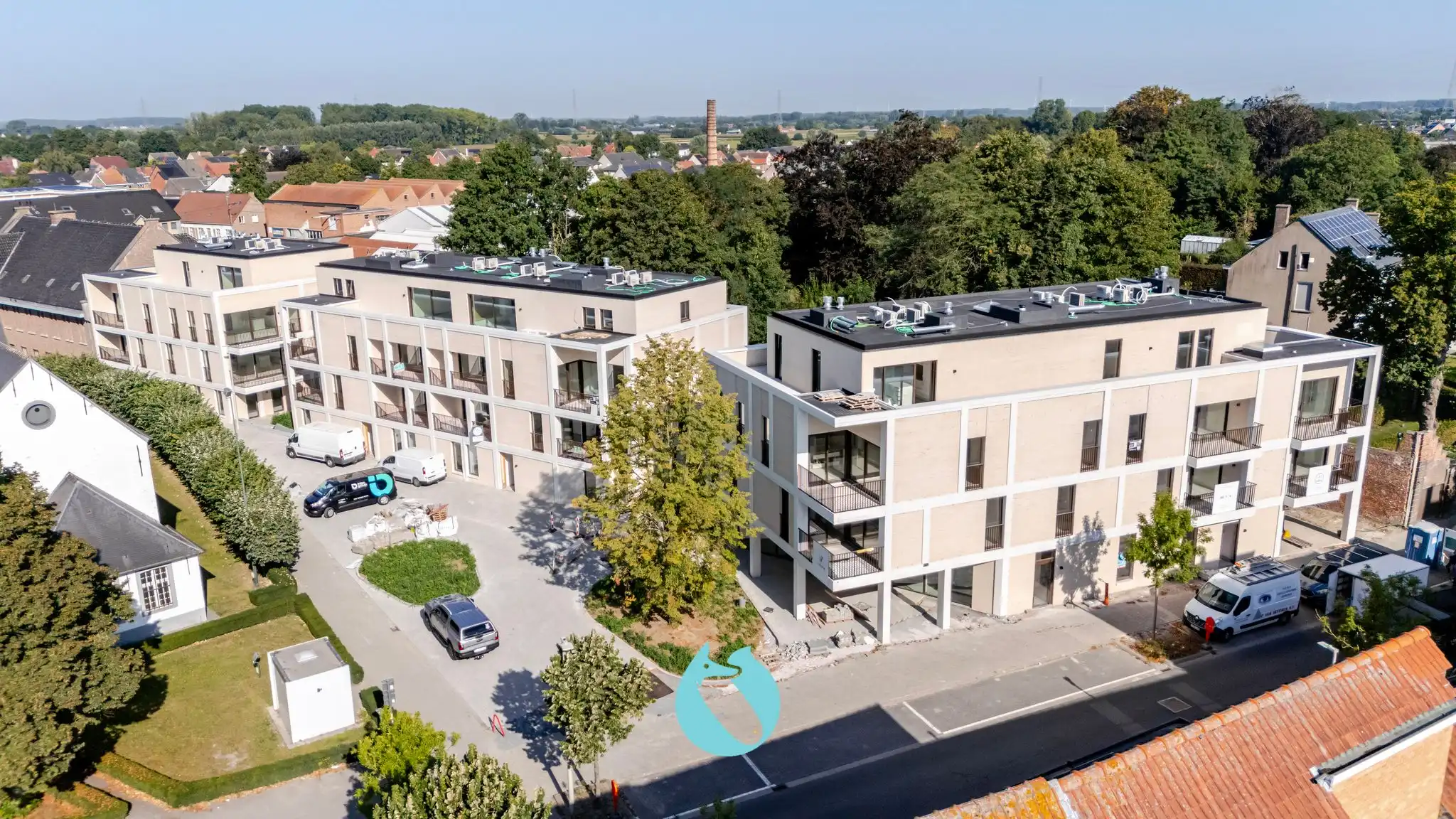 Energiezuinig 2slpk appartement op Dorpsplein Sleidinge foto {{pictureIndex}}