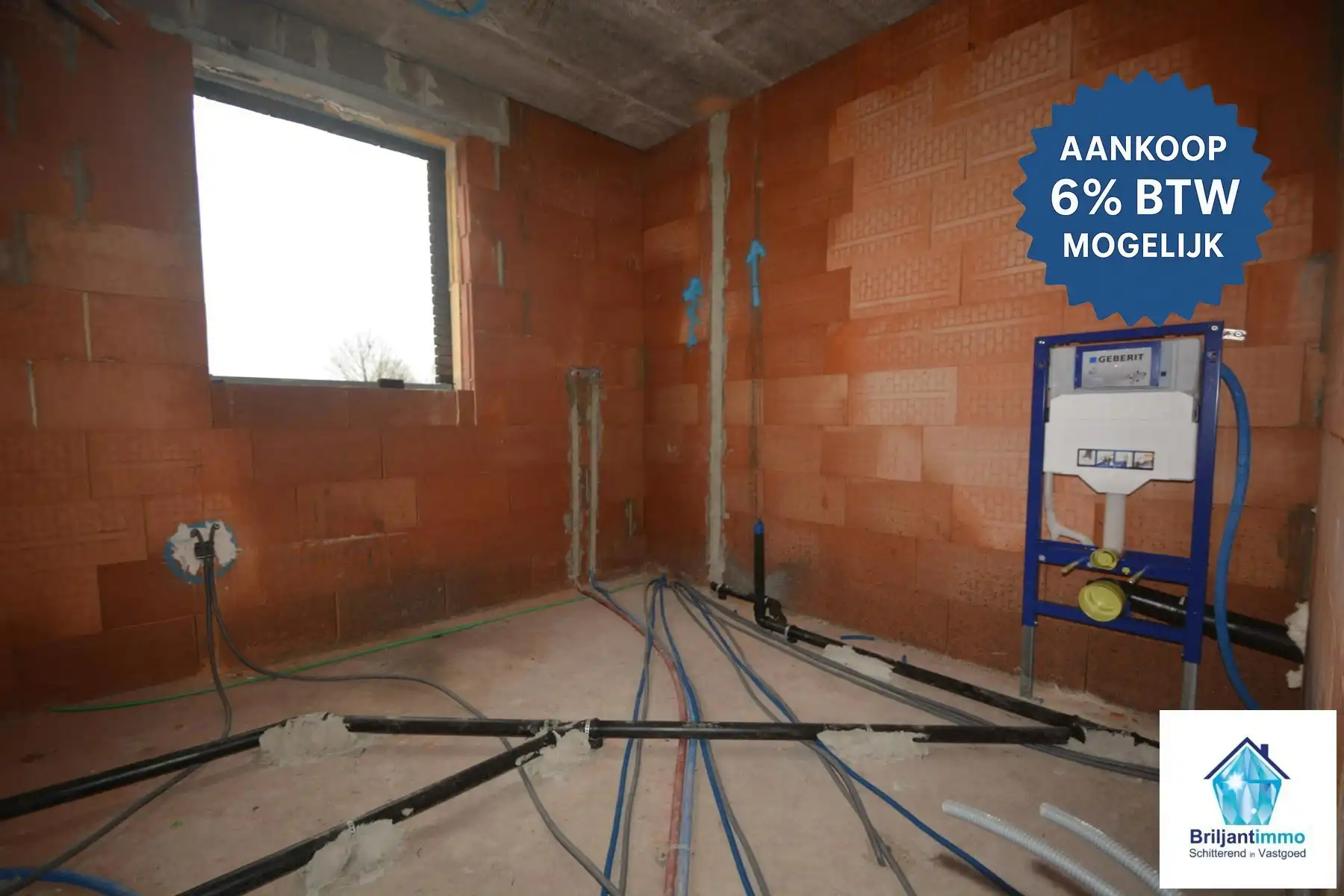 NIEUW te bouwen HOB in -rode gelijmde gevelsteen  foto 5