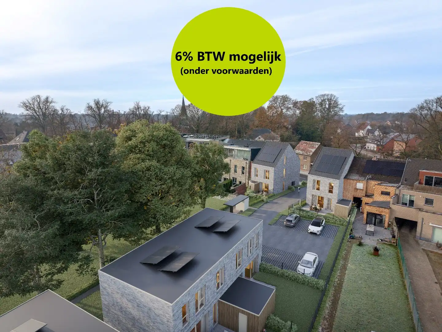 7 BEN (< E10) woningen te Olen-Centrum ! foto {{pictureIndex}}