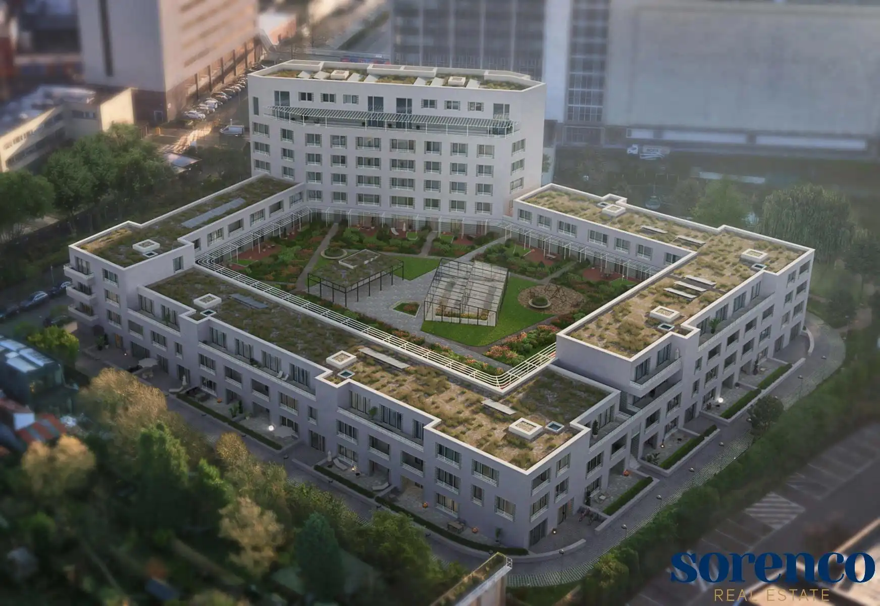 Berchem: Nieuwbouw gelijkvloers één slpk app.+ terras + P foto 13