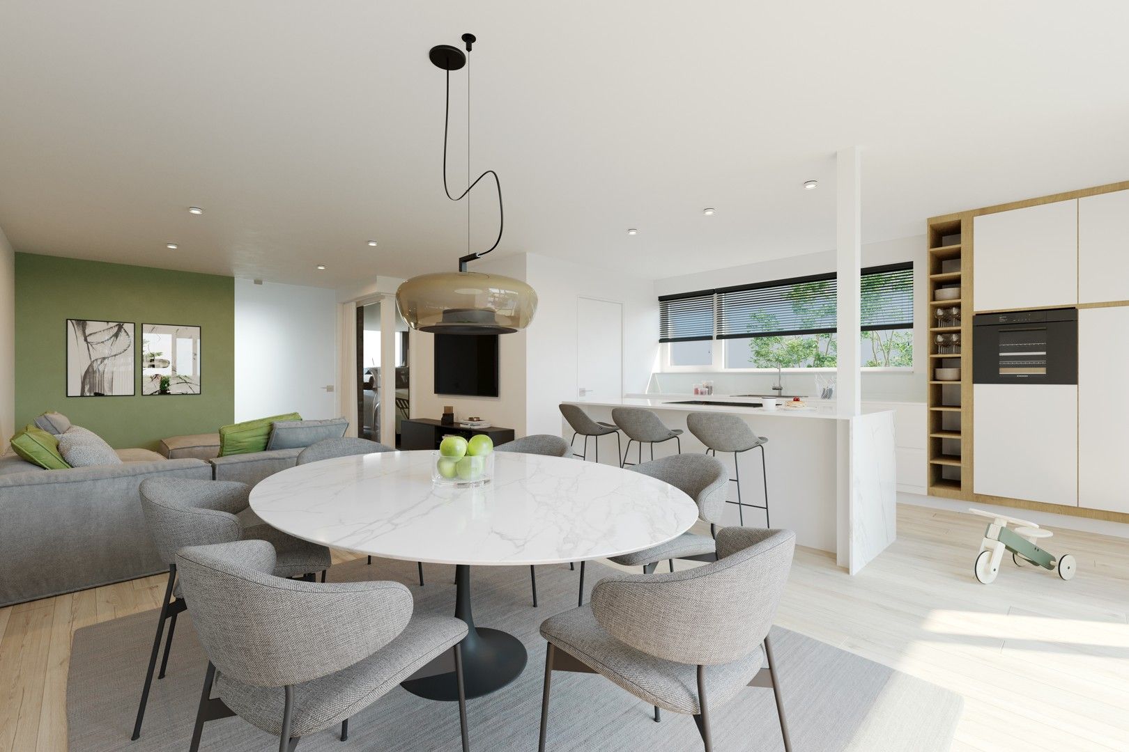 Ruime nieuwbouwwoning met tuin te Mere foto 4