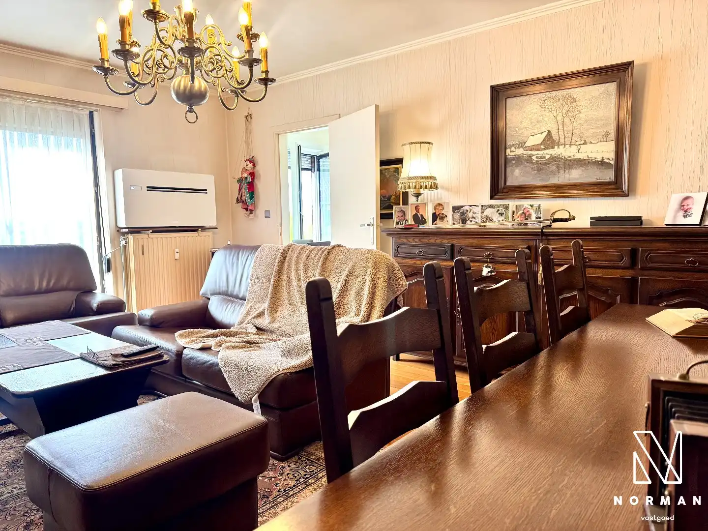 Instapklaar 2slk appt, met terras, autostaanplaats, blanco gekeurde elektriciteit en epc B foto 3