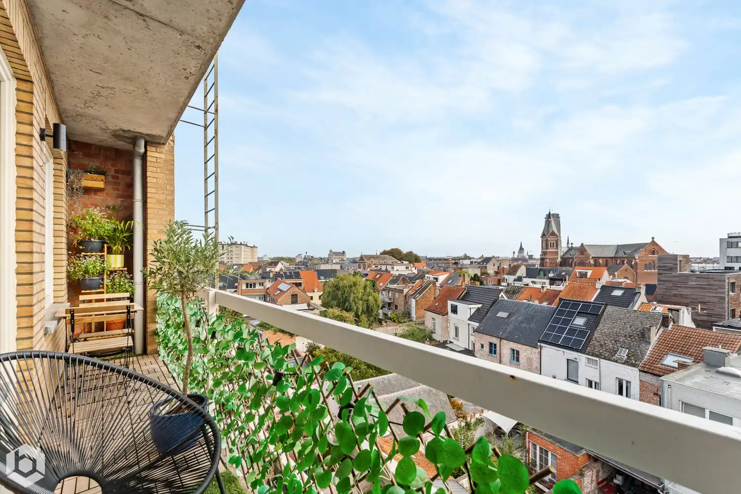 Korte termijn verhuur prachtig 2 slpkr appartement met uniek zicht op Mechelen foto 12