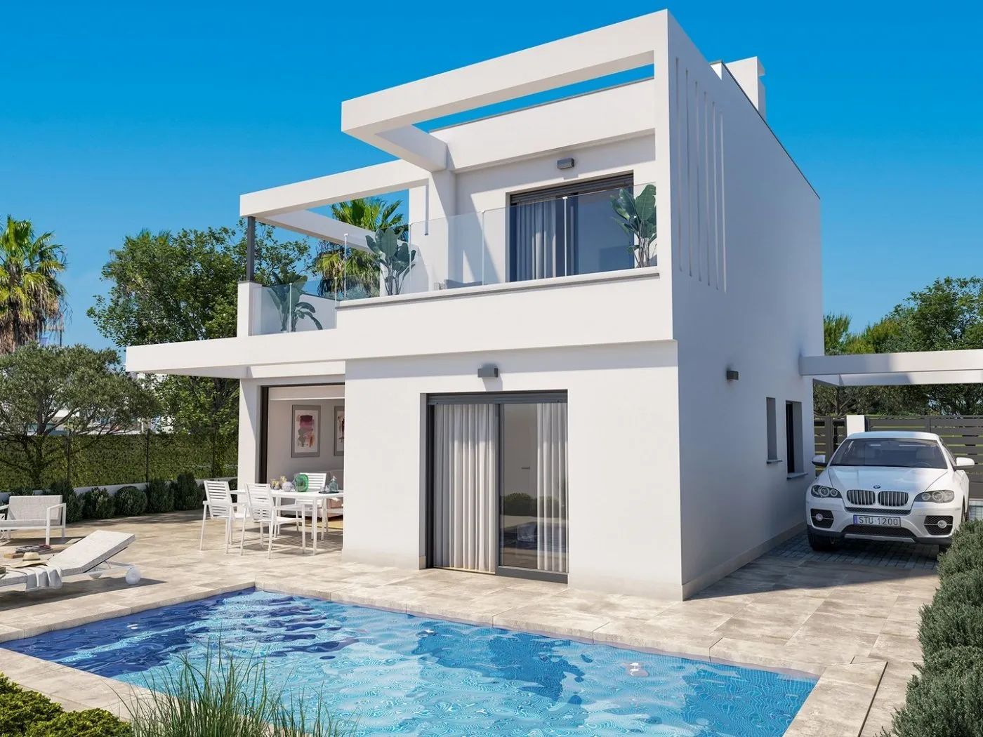 Exclusieve eerste lijn golfvilla's - hedendaagse villa's met prachtig zicht! foto {{pictureIndex}}