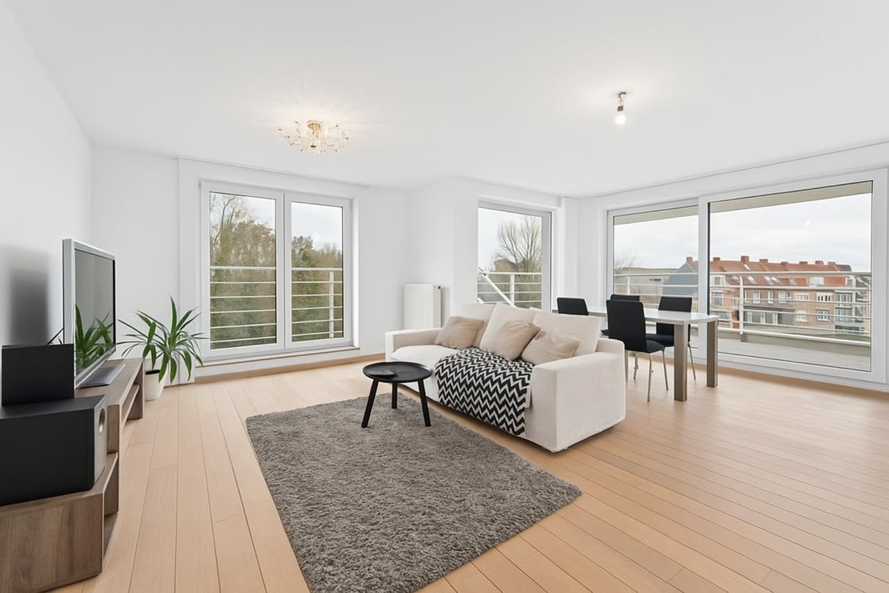 Prachtig duplex appartement (109m²) met 2 slpk in Rumbeke foto {{pictureIndex}}