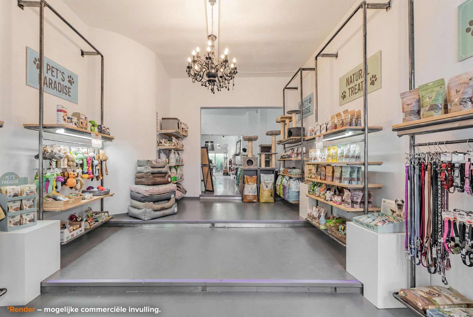 Gelijkvloerse handelsruimte in hartje Halle foto {{pictureIndex}}