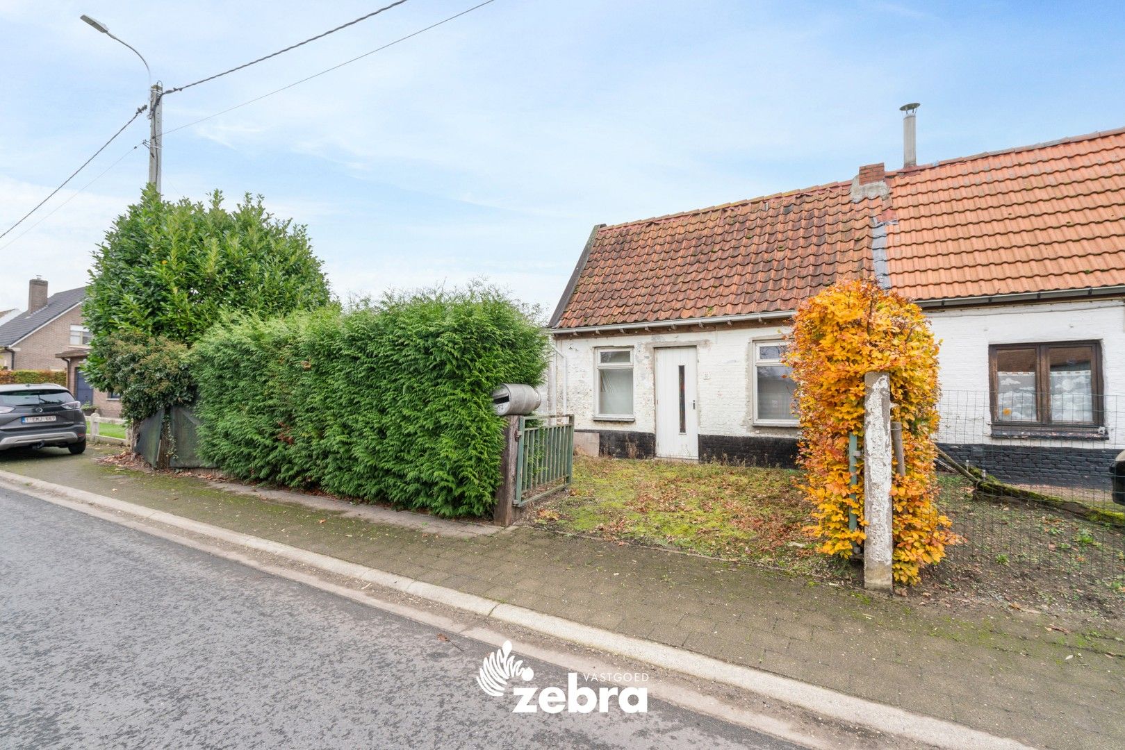 Hoofdfoto van de publicatie: Te renoveren woning met garage op een rustige ligging te Beervelde (Lochristi)!