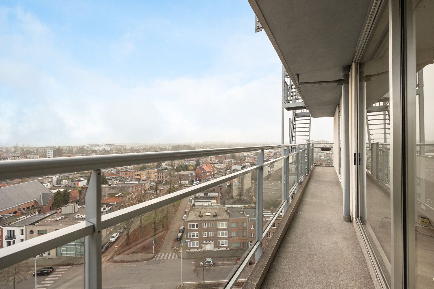 3-slk appartement te Berchem met panoramisch zicht over de Groenenhoek foto 21