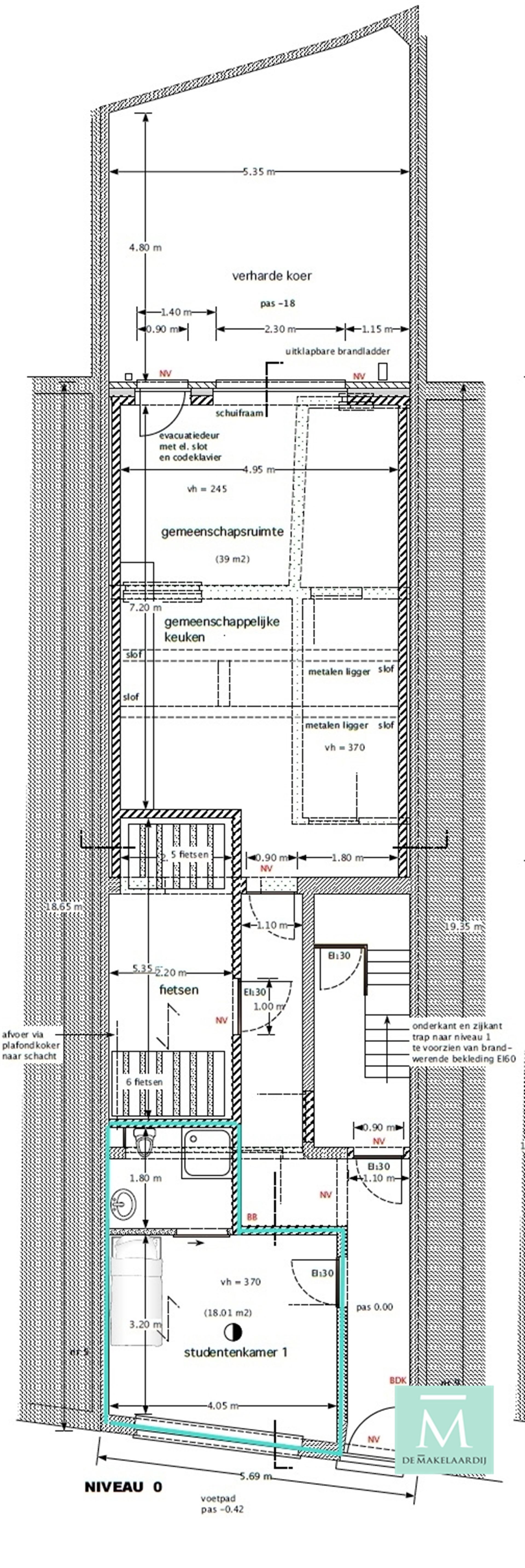 STUDENTS ONLY! Gemeubelde studio in hartje Mechelen - EERSTE BEWONING NA RENOVATIE  foto 3