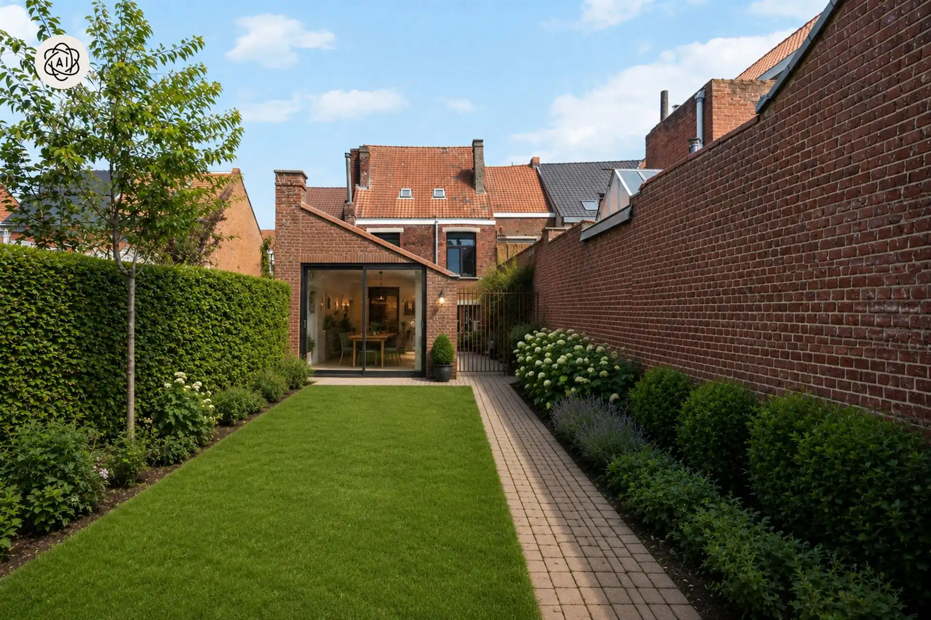 Deels gerenoveerd herenhuis met 3 SLK, tuin en garage! foto 14