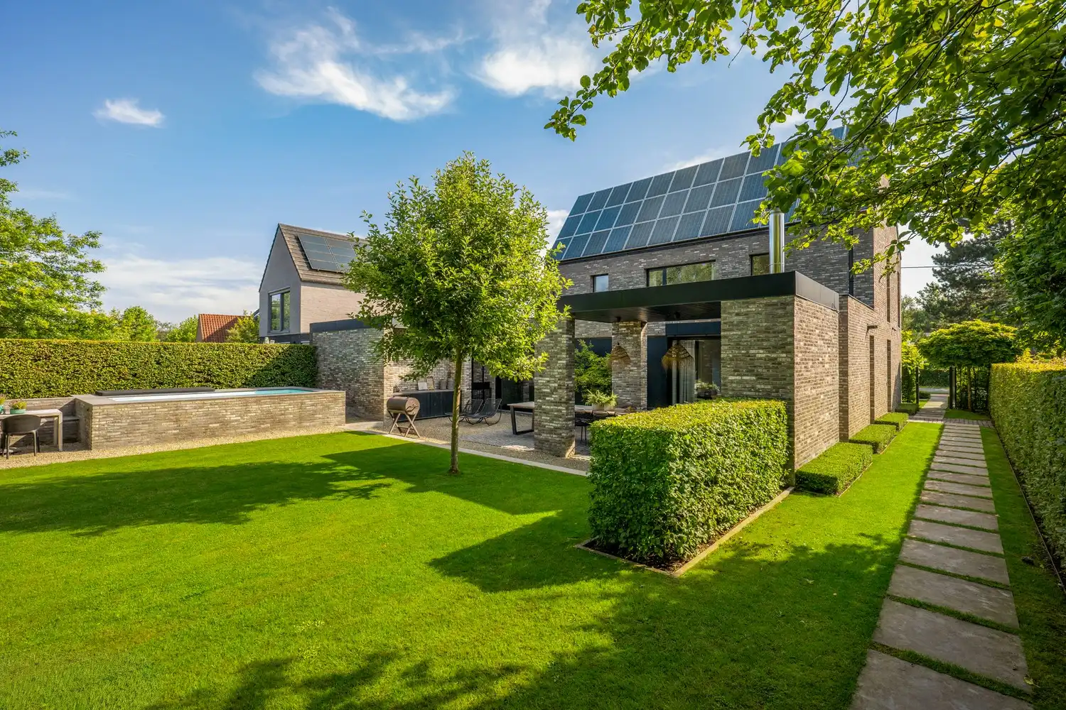 Energiezuinige villa met zwembad, wellness en praktijkruimte op een perceel van 998 m² te Putte foto 21