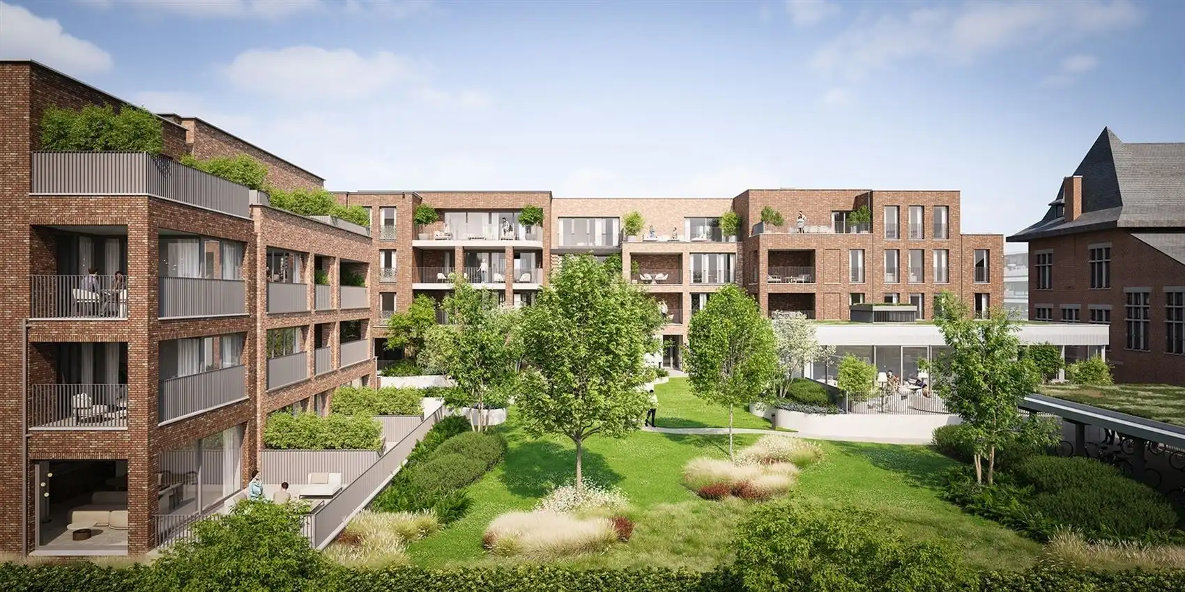 Riant 2 slk appartement 110m² met overdekt terras foto 14
