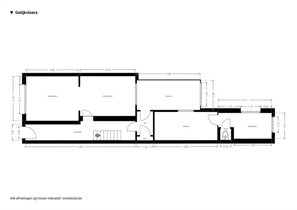 Verrassend ruime te renoveren woning met zonnige tuin foto 13
