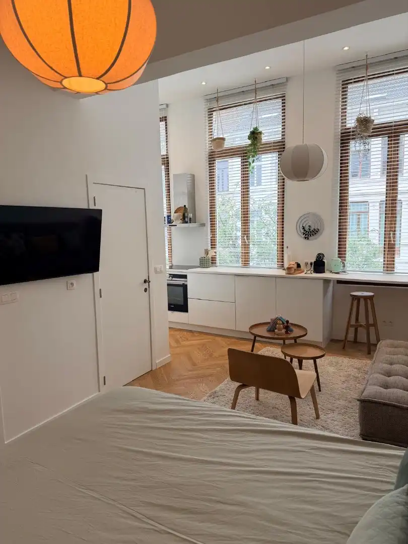 Stijlvol gemeubelde studio aan de Marnixplaats foto 6