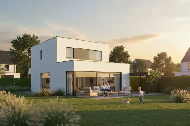 Nieuw te bouwen alleenstaande woning met vrije keuze van architectuur te Hooglede. foto 3