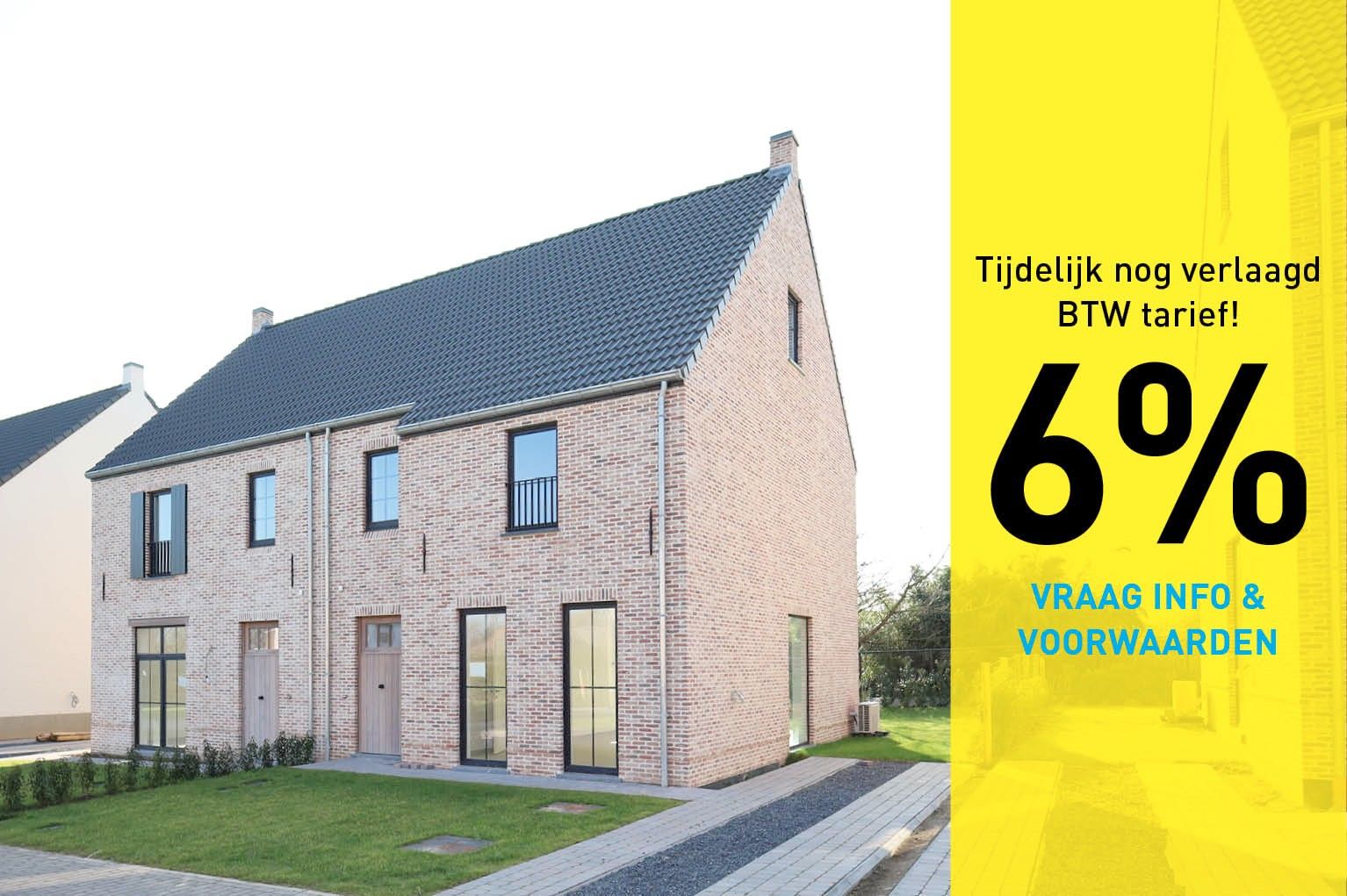 Exclusieve nieuwbouwwoning volledig instapklaar aan 6 % BTW * foto {{pictureIndex}}