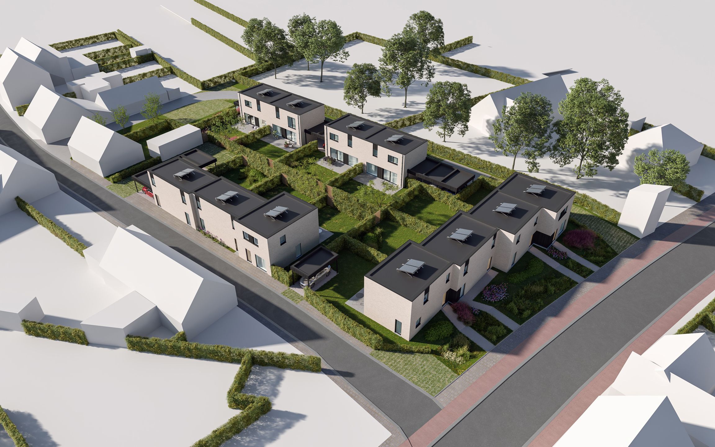 Nieuwbouwproject te Vinkt (Deinze) – 11 energiezuinige woningen foto 4
