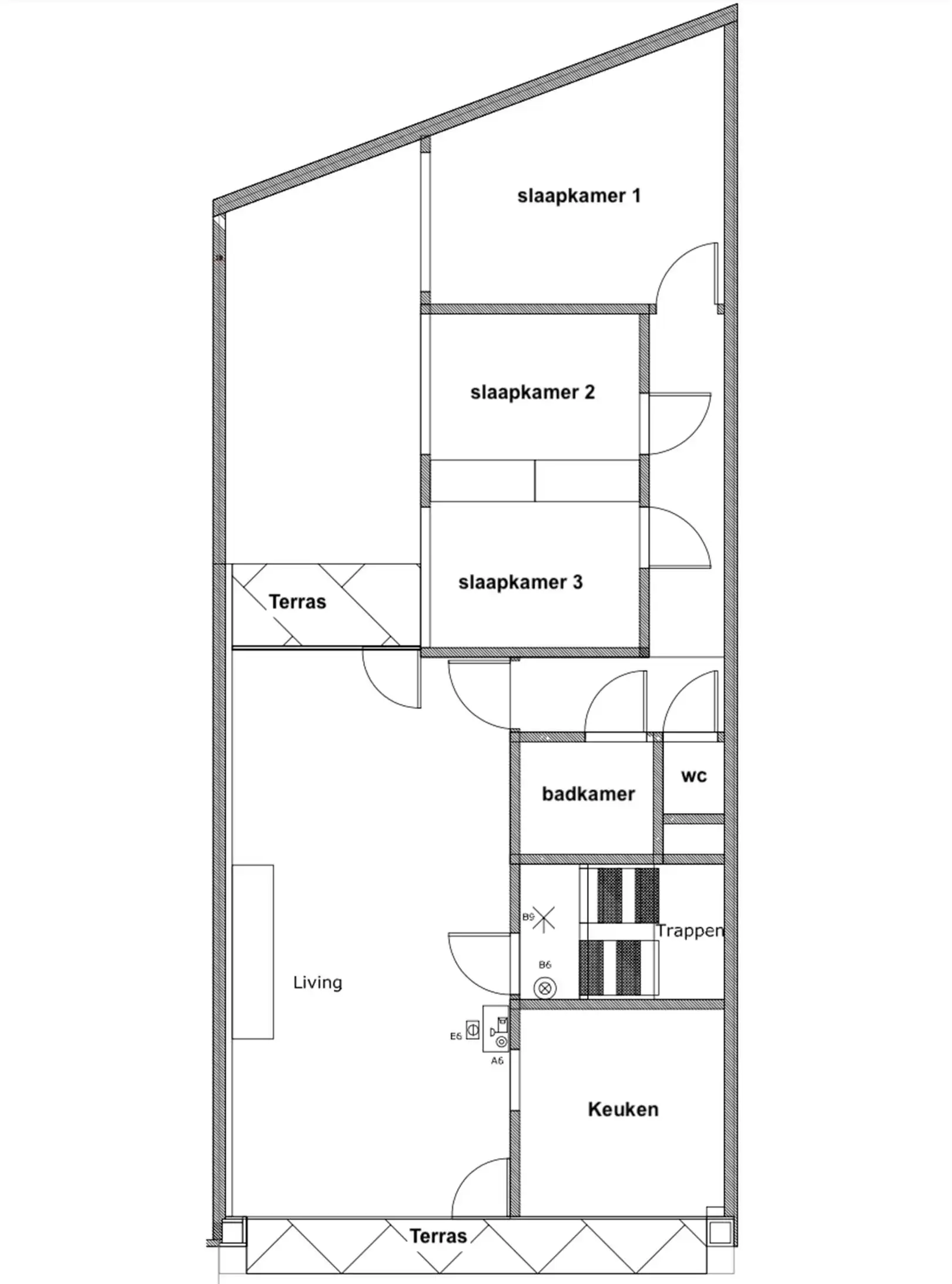 Appartement met 3 slaapkamers, 2 terrassen te Baasrode foto 12