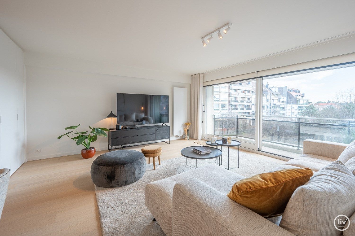 Integraal gerenoveerd 2-kamer appartement met een open zicht over het Yzepark. foto 6