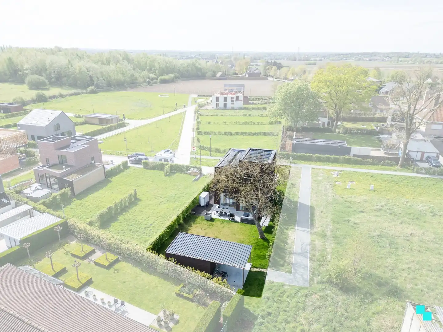 Architecturale (quasi)nieuwbouwwoning op rustige verkaveling te Lendelede foto 14
