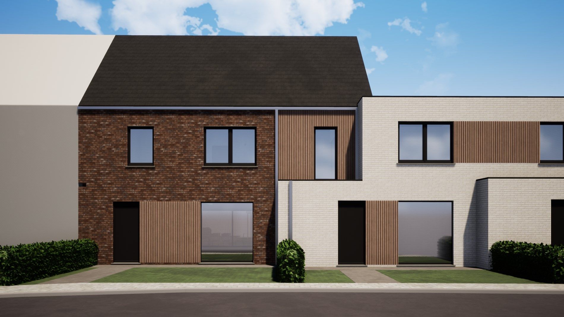 Ruime nieuwbouwwoning met uitweg op centrale ligging te Eernegem foto 2