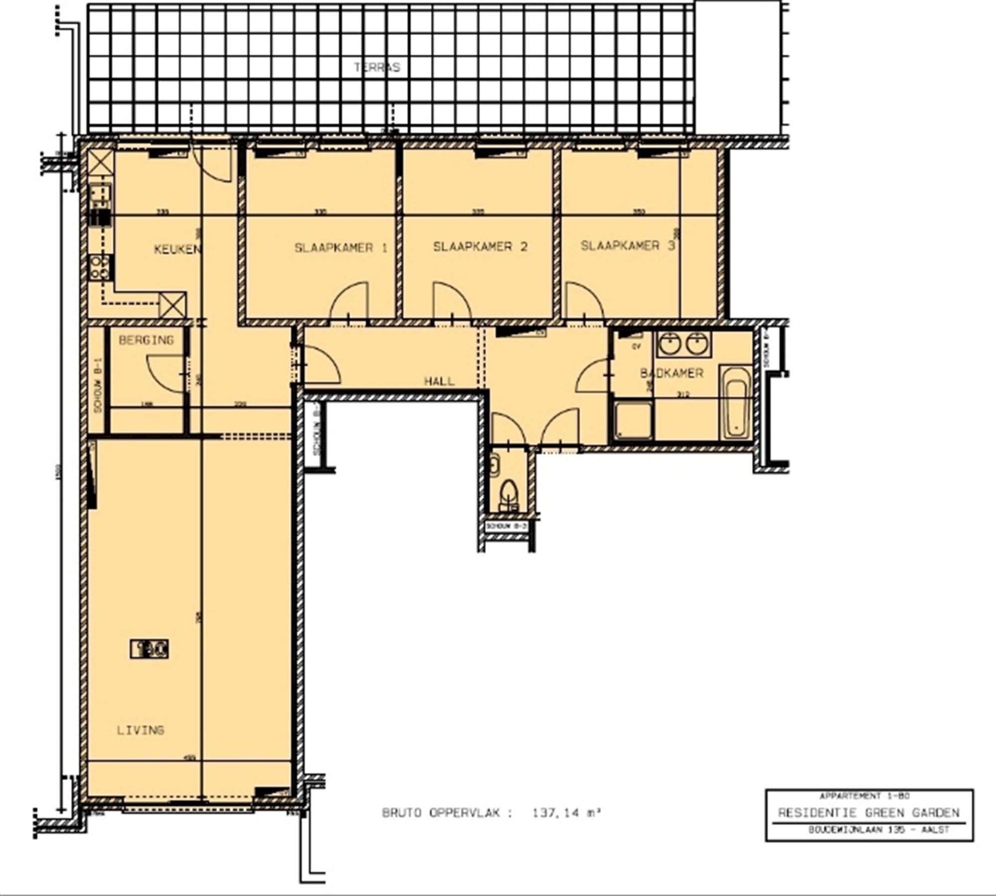 Gelijkvloers appartement met 3 slaapkamers en autostaanplaats. foto 17