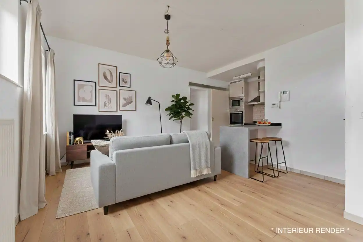 Centraal op te frissen appartement met potentieel in Halen foto 3