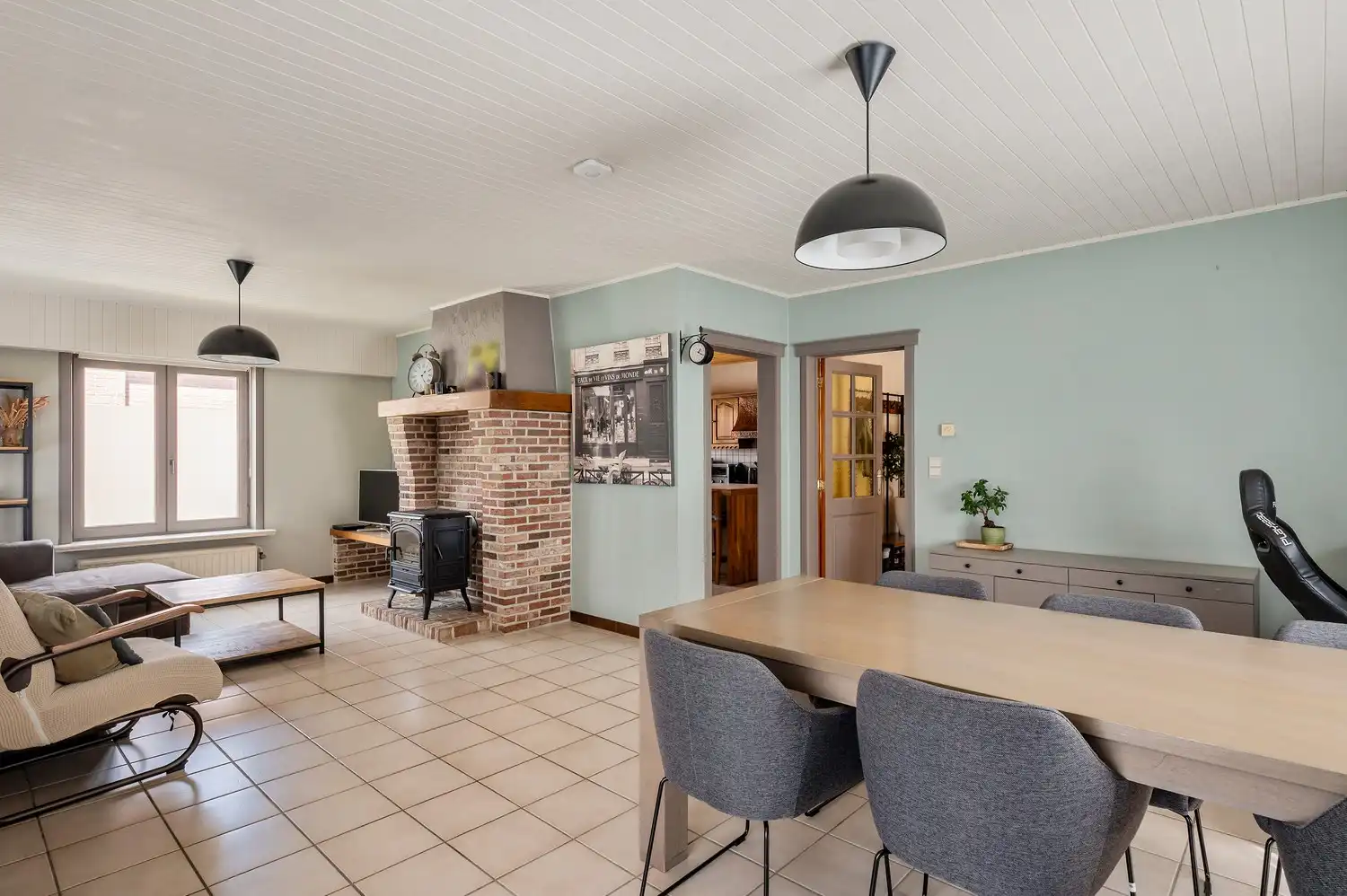 Instapklare open bebouwing op een ruim perceel van 1.185 m², landelijk gelegen met een prachtig vrij uitzicht aan de achterzijde. foto 10