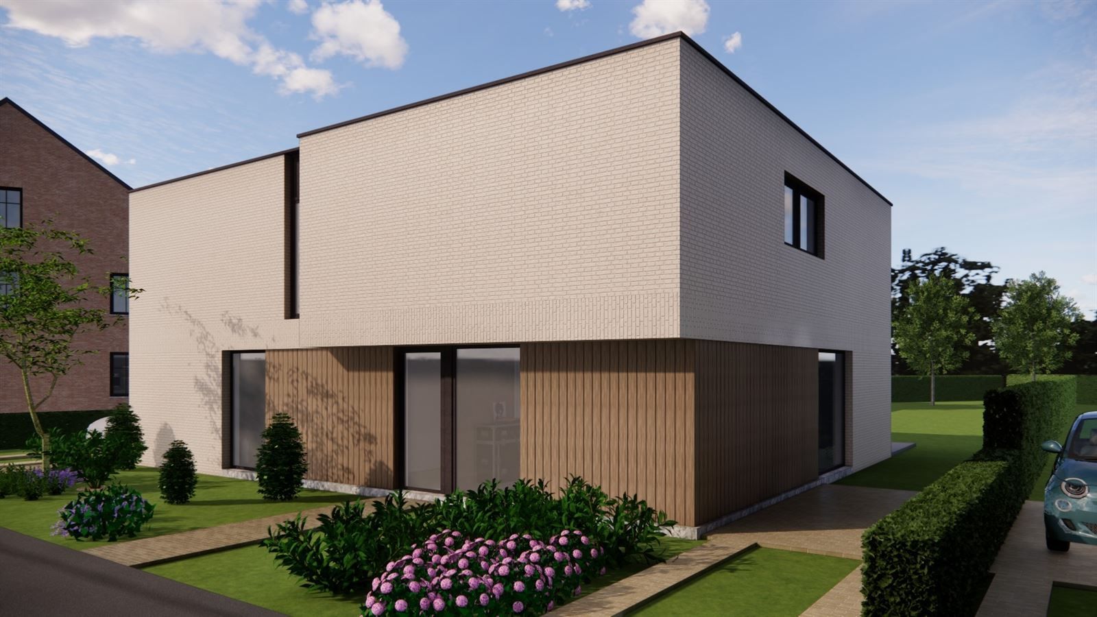 Rustig gelegen nieuwbouwwoning met 4 slaapkamers.  foto {{pictureIndex}}