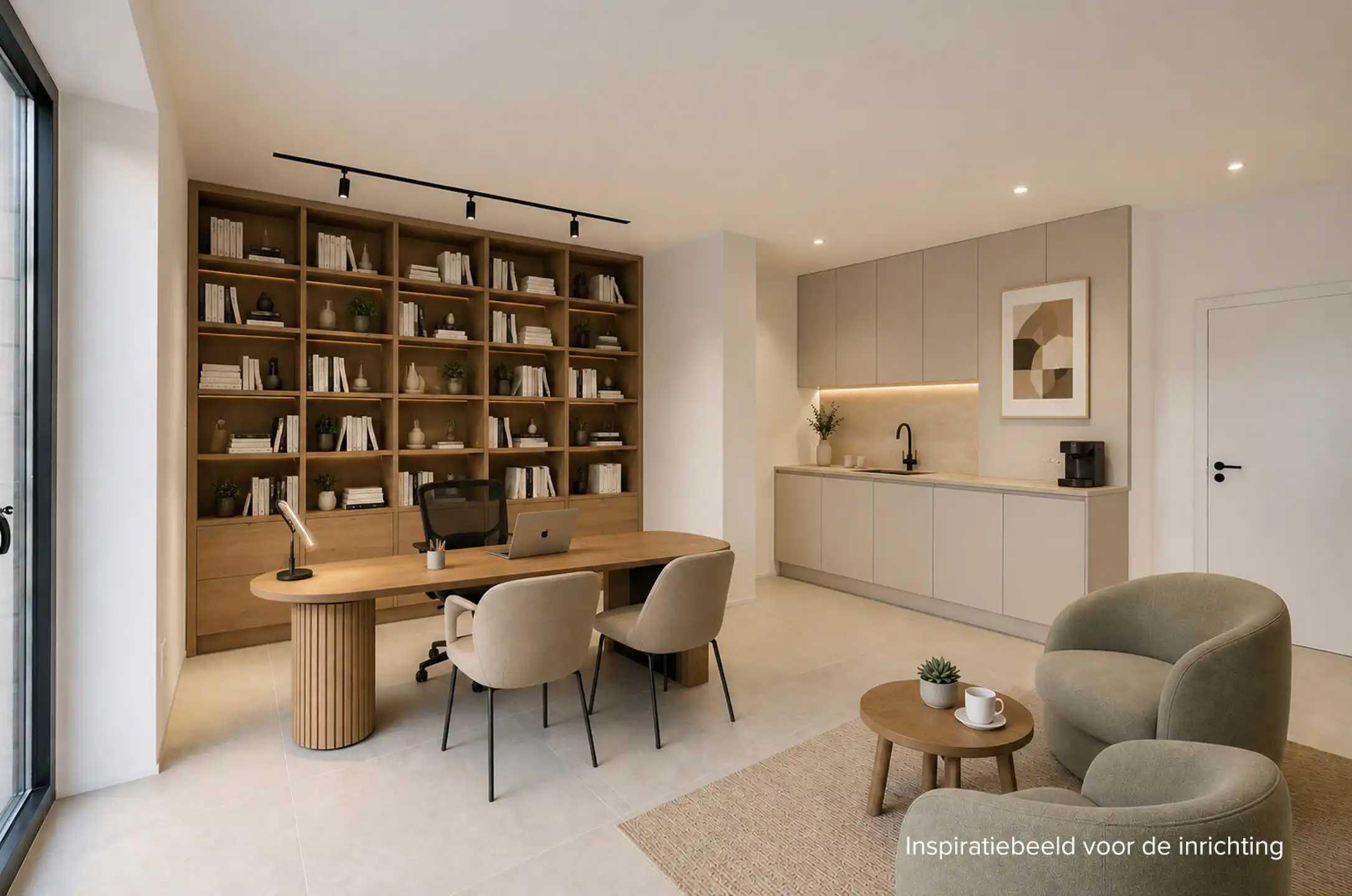 Ruime woning met 4  slaapkamers en 2 badkamers, en bijkomend kantoor of 5de slaapkamer foto 9