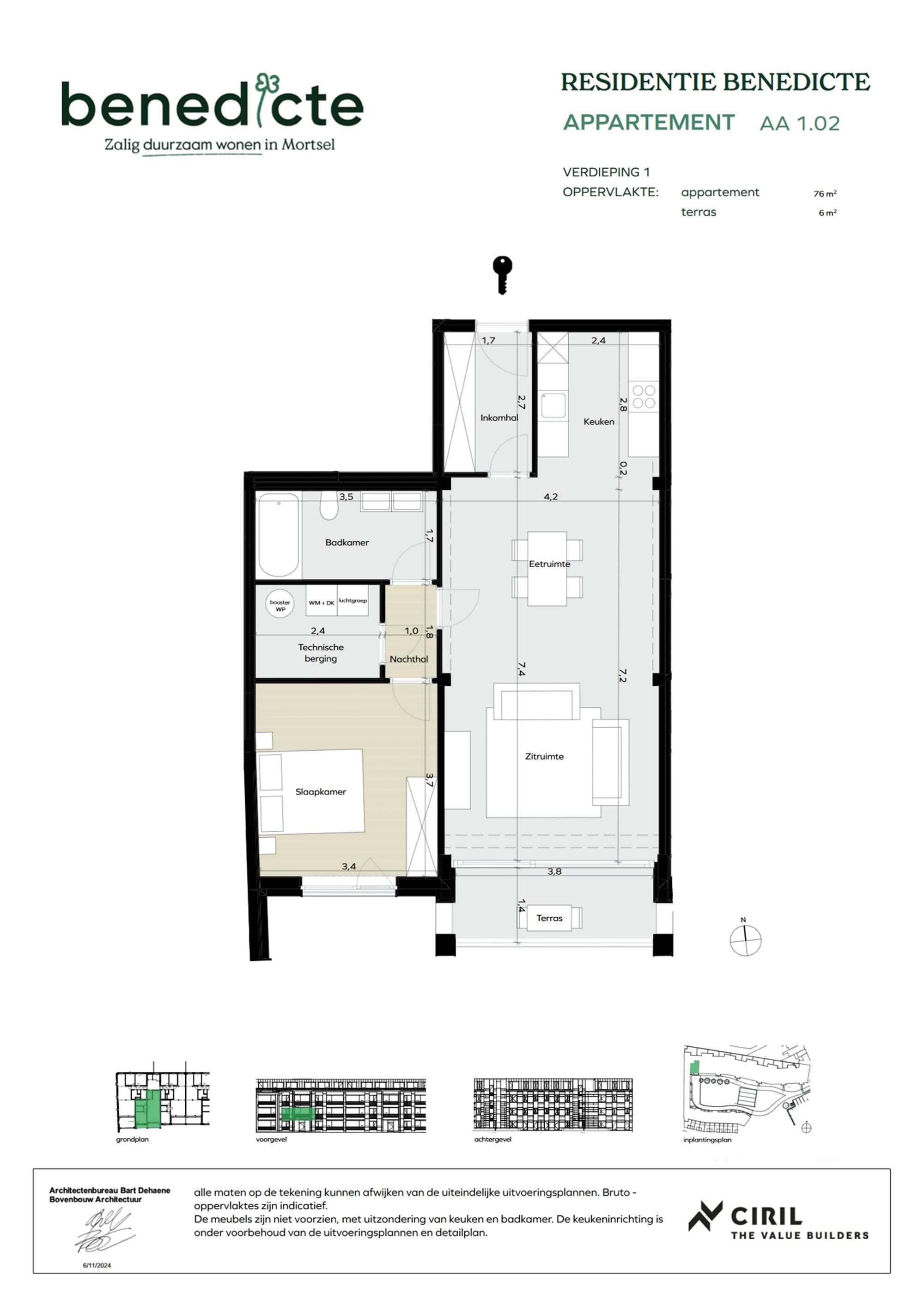 Appartement met terras foto 15