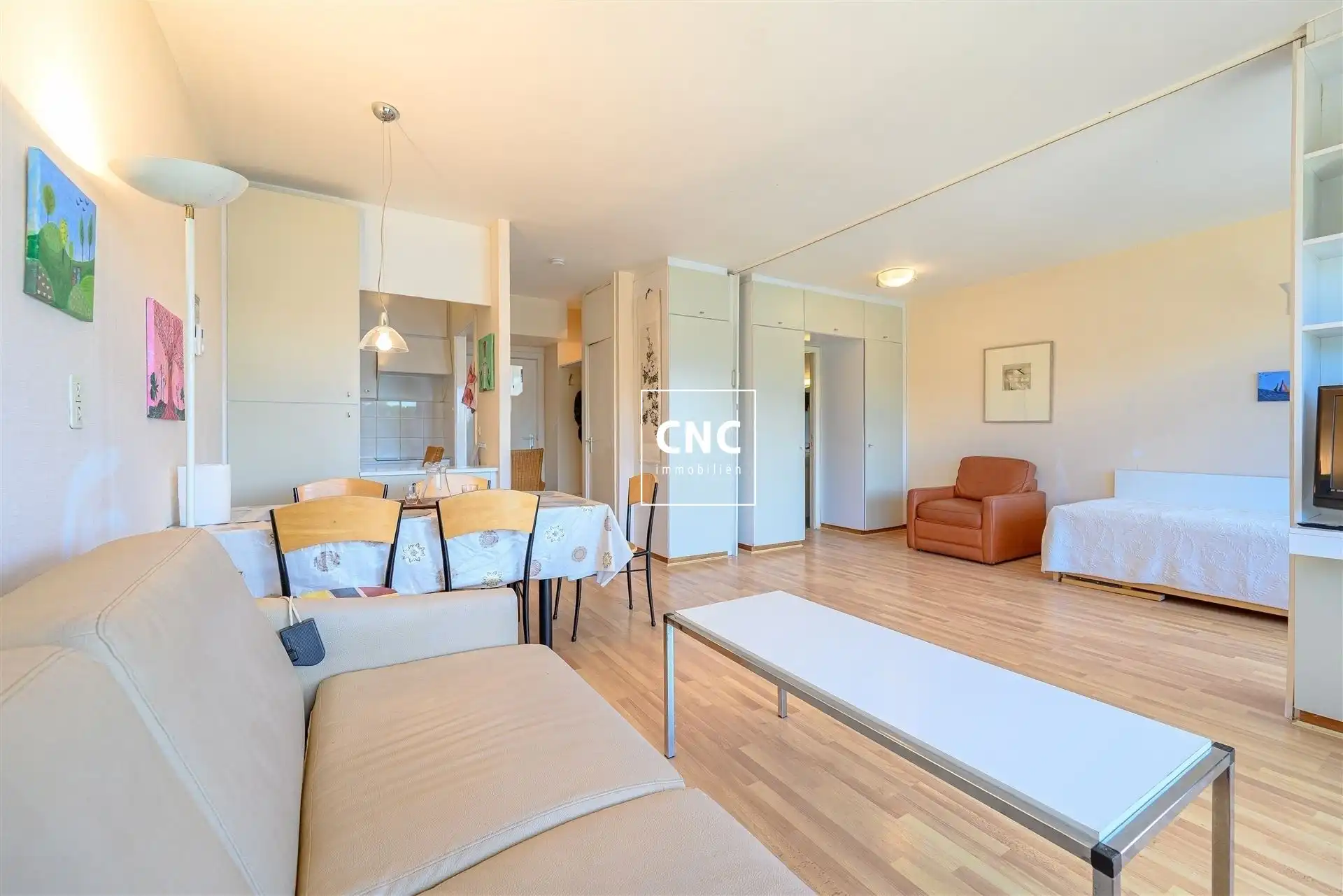 Studio met prachtig open zicht op het meer in Duinbergen foto 5