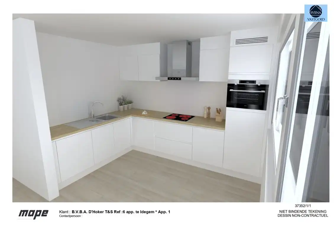 GELIJKVLOERS NIEUWBOUWAPPARTEMENT MET 2 SLAAPKAMERS foto 4