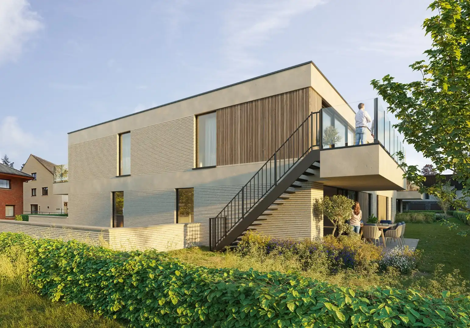 Gelijkvloers appartement met 2 slpk en terras foto 2