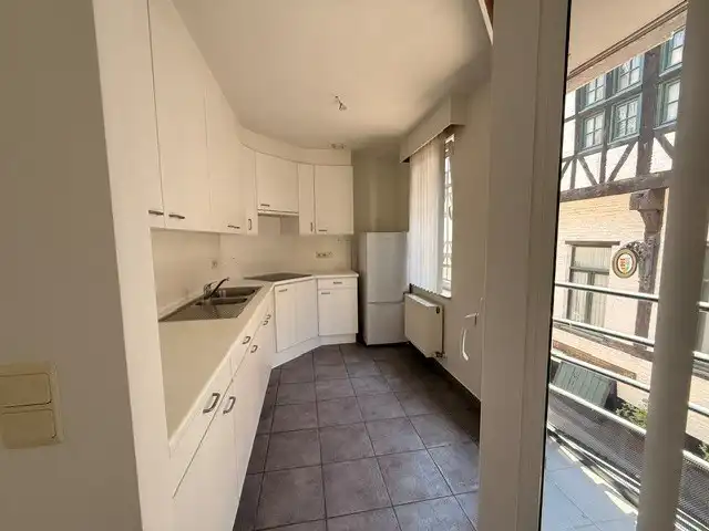 Verzorgd appartement met 1 slaapkamer, terras en lift in het centrum van Maaseik.  foto 3