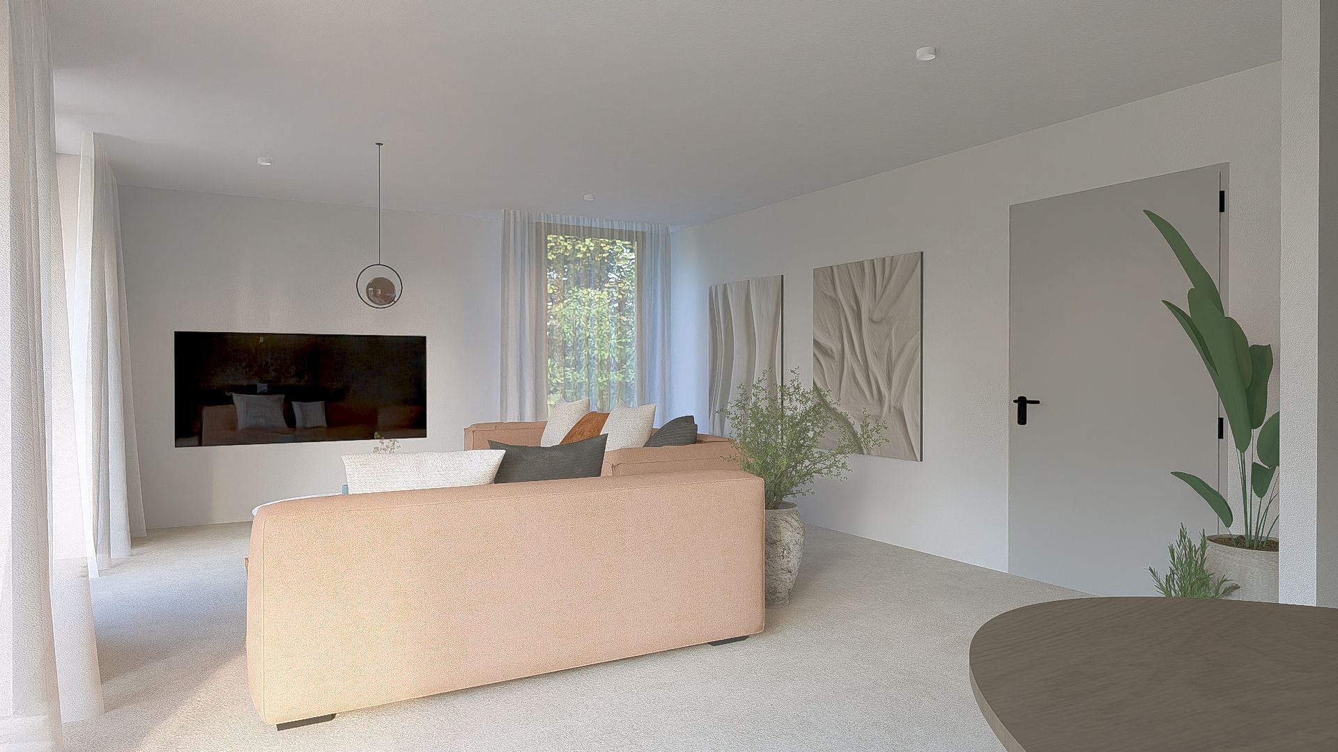 1.2  Luxueus en stijlvol nieuwb. appartement met 3 slpks, badk., dubbele garagebox en kelderberging inbegrepen in de prijs. foto 10