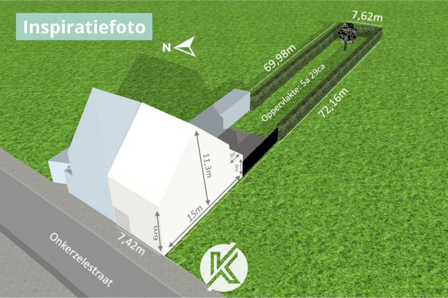 Gunstig gelegen bouwgrond voor gesloten bebouwing foto 4