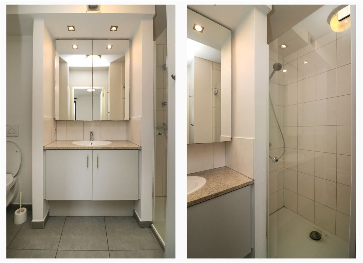 Gelijkvloers app met 1 slpk, terras, nabij station foto 12