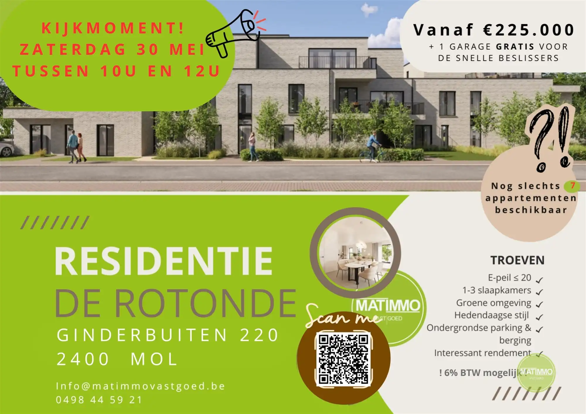 Appartement te koop Ginderbuiten 220/101 - 2400 Mol