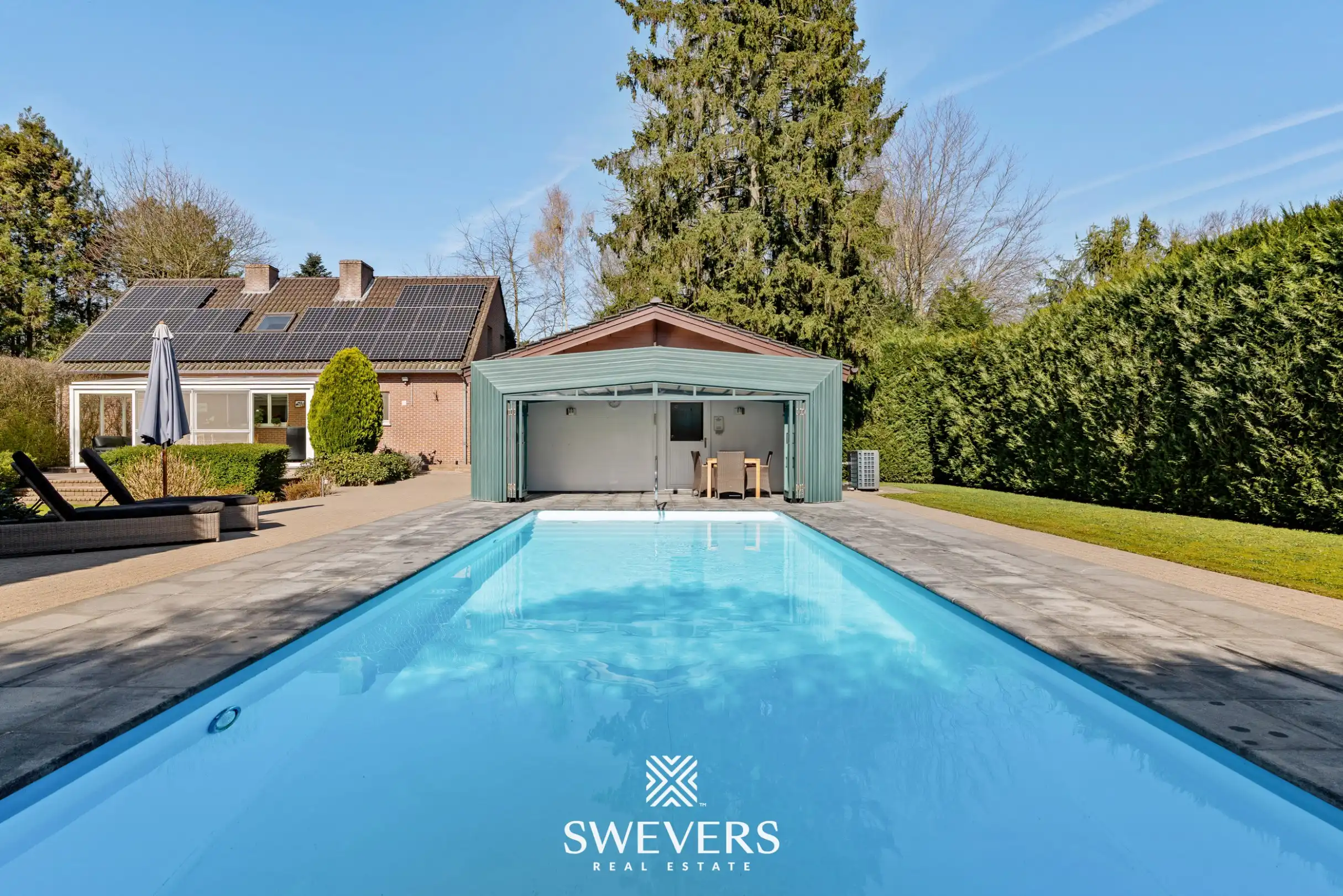 Ruime open bebouwing met zwembad op zonnig perceel (22a42ca) in Bolderberg foto 29