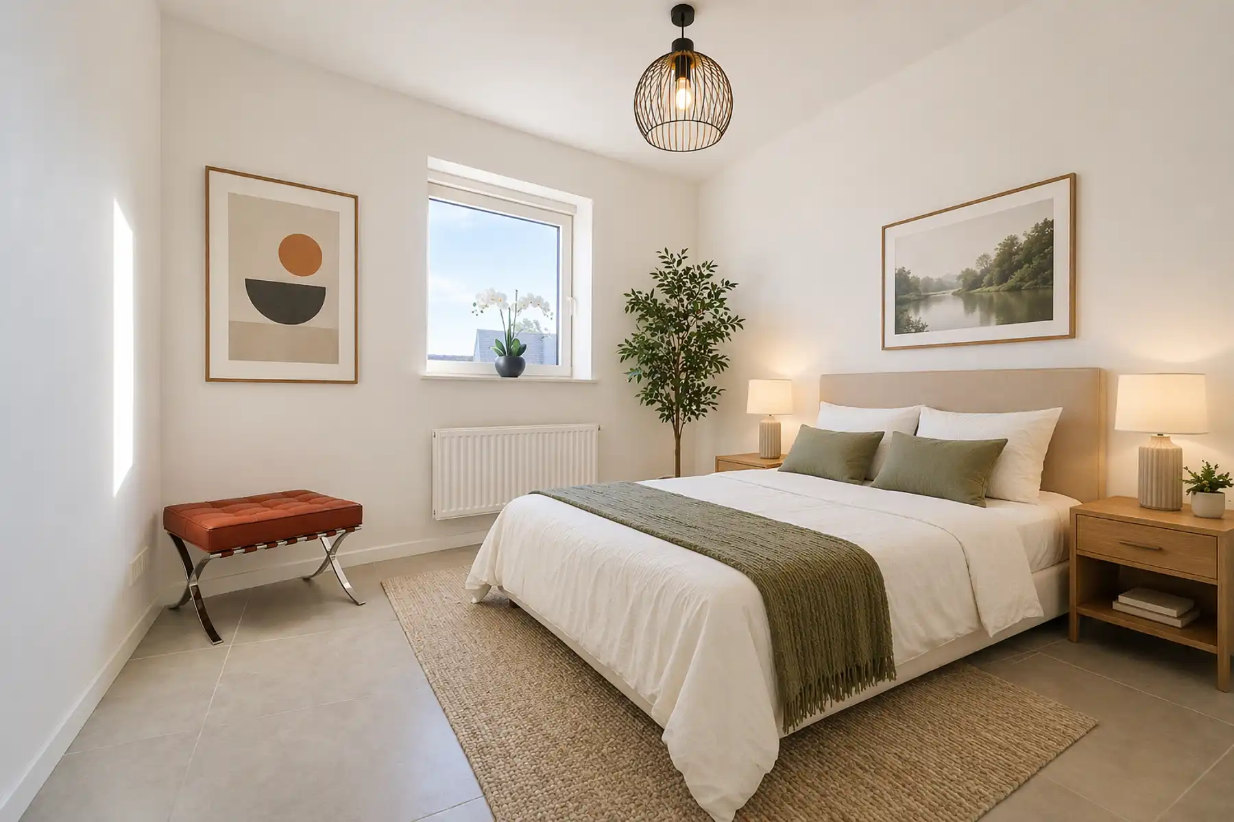 Nieuwbouwappartement te huur in Halle 2de verdiep – 2 kamers  terras foto 4