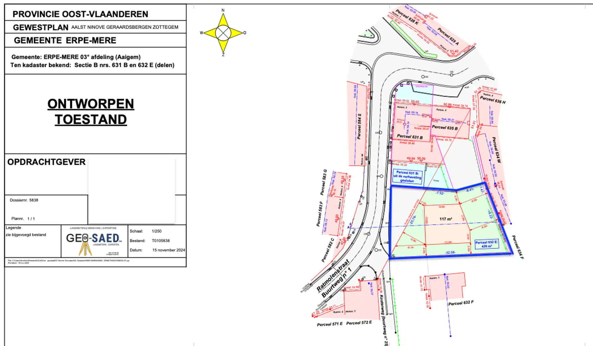 Grond te koop Aaigemdorp/Ratmolenstraat 2 - 9420 Erpe-Mere