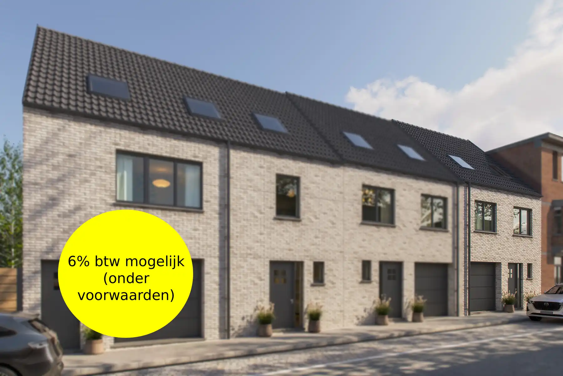 Nieuwbouwwoning met 5 slaapkamers en 1 badkamer. foto {{pictureIndex}}