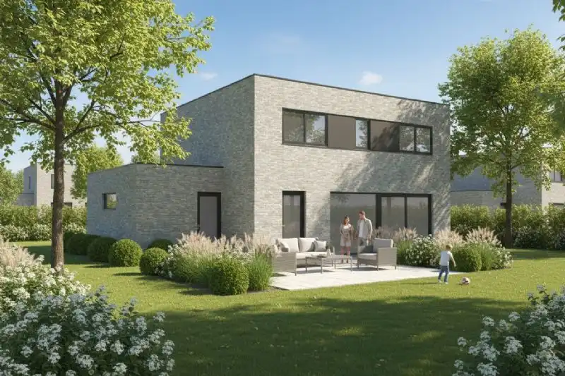 Nieuw te bouwen alleenstaande woning met vrije keuze van architectuur te Ronse. foto 2