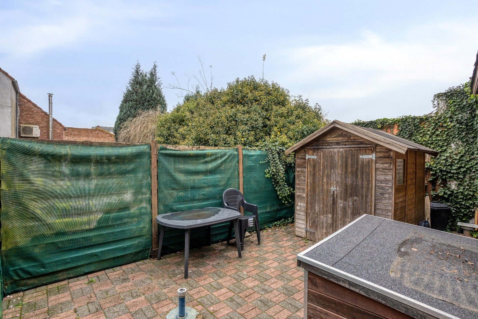 Gelijkvloersapp. (91m²) te huur in Halle, met 1 slpk en koer foto 19