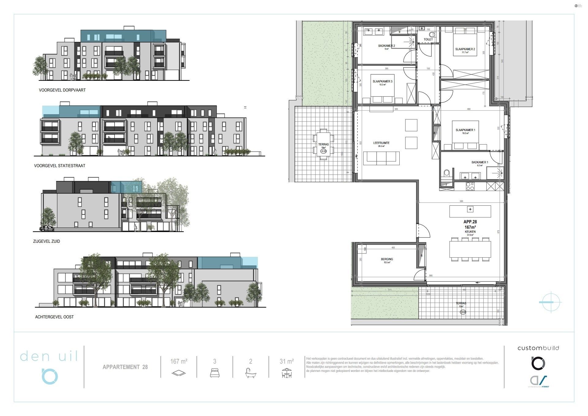 Riant penthouse appartement foto 20