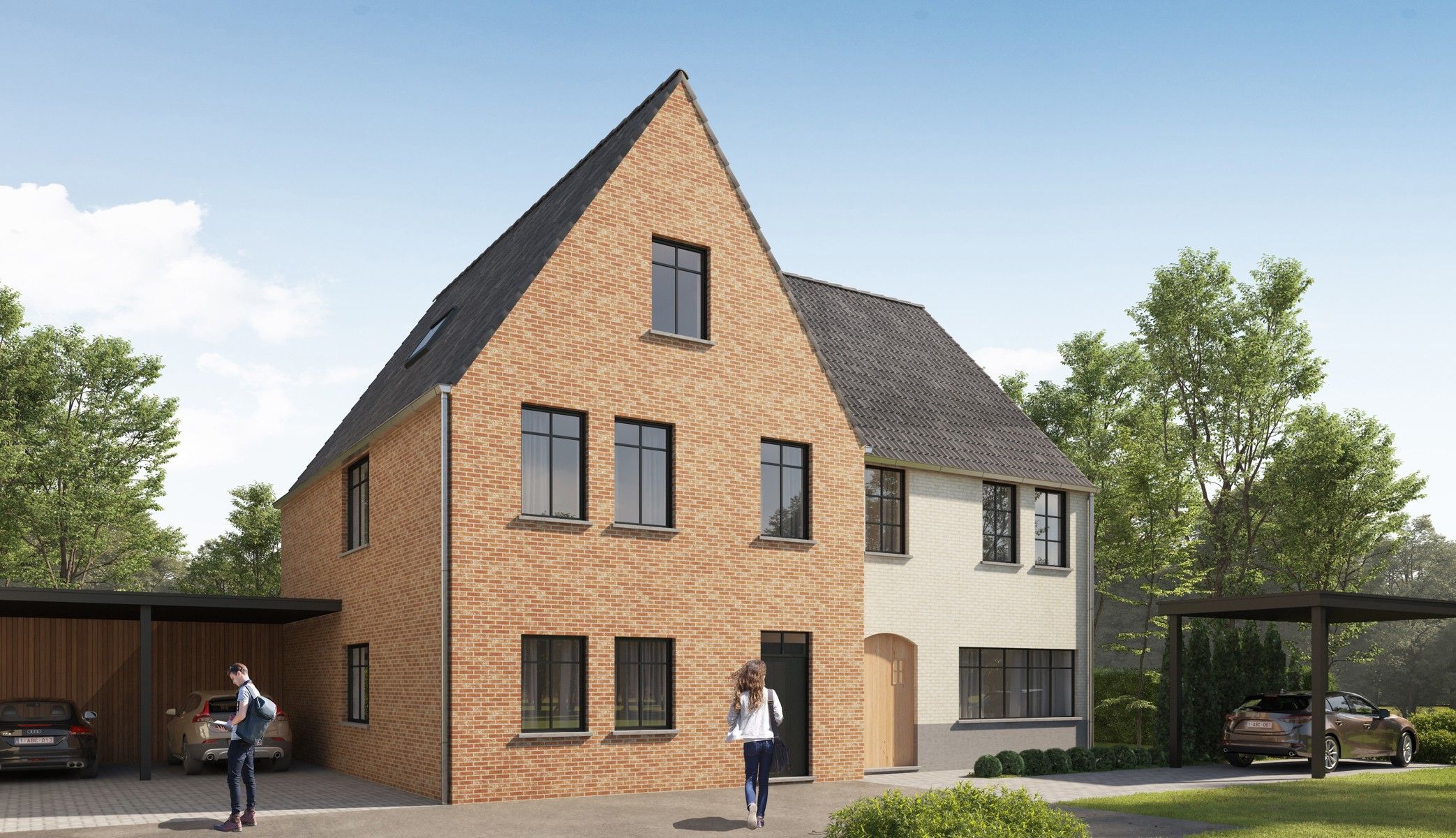 Landelijke, halfopen woning foto 8
