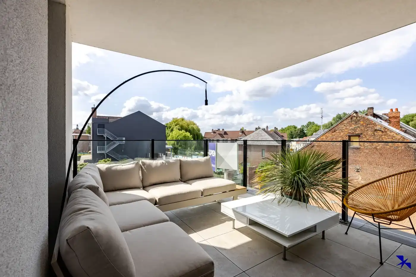 3 slpk appartement in recent gebouw met zonneterras foto 17